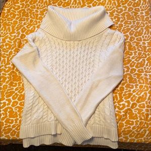 AE Ivory Cowl Neck Sweater